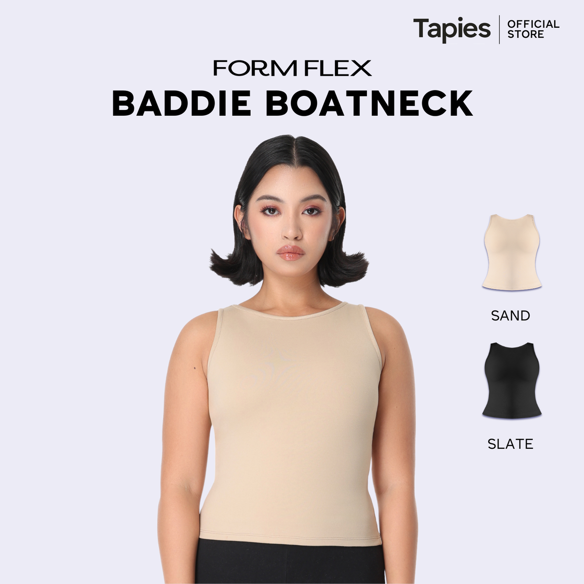 Form Flex Baddie Boatneck
