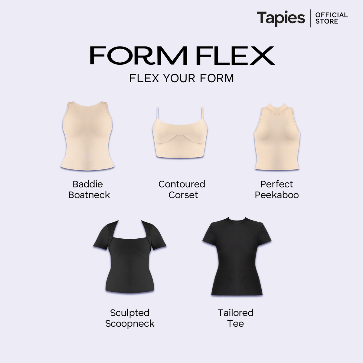 Form Flex Baddie Boatneck